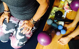 Yoga Tune Up Jill Miller's Therapy Balls Pair with Mesh Tote, Aqua Blue